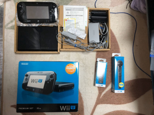 wiiU プレミアム　ブラック　KURO 32GB フルセット　マリオカート8