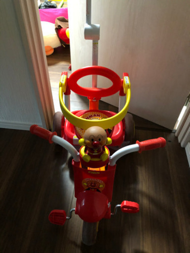 値下げしました。アンパンマン三輪車