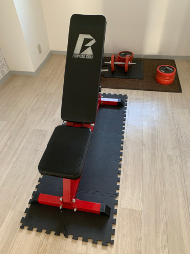 筋トレベンチ　ダンベルセット