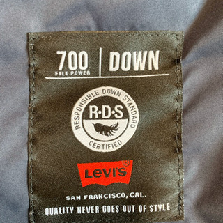 未使用　ダウンジャケット　リーバイスの画像