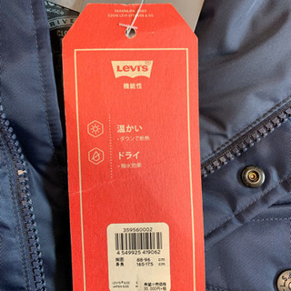 未使用　ダウンジャケット　リーバイスの画像
