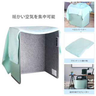 【新品未使用】デスクヒーターの画像