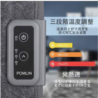 【新品未使用】デスクヒーターの画像