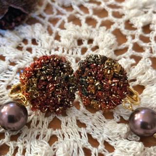 ⭐︎オートクチュール刺繍で作るイヤリングorピアス 千歳烏山にて