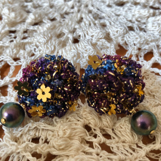 ⭐︎オートクチュール刺繍で作るイヤリングorピアス 千歳烏山にての画像