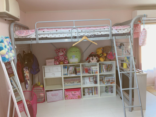 お値下げしました☆ニトリ  ロフトベッド   12月までの出品です‼️