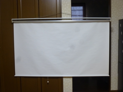 巻き取り式スクリーン ホームシアター 177cm×100cm 80インチ