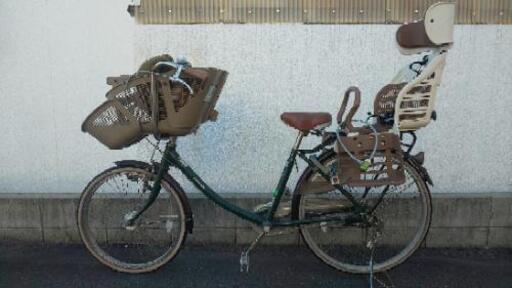 前後子供乗せ自転車