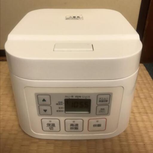 マイコン炊飯ジャー　3合炊き\n\n