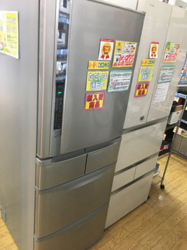 1/4 初売り割引! 45,900円→42,900円 2013年製 HITACHI 日立 470L冷蔵庫 日本製 真空チルド フロントリサイクル R-SL470CM