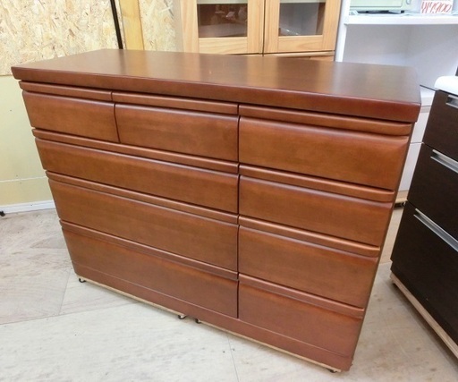 【販売終了しました。ありがとうございます。】株式会社サン　4段　ワイドチェスト　中古品　/　相模原市　リサイクルショップ　エコノサー