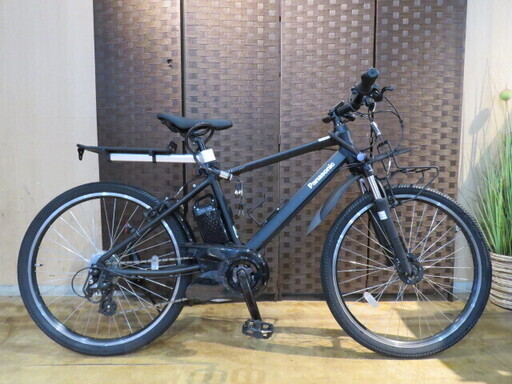 PANASONIC HURRYER BE-ELH242B パナソニック ハリヤ 電動 クロスバイク 26インチ 7速 ブラック 充電器付 自転車 札幌発