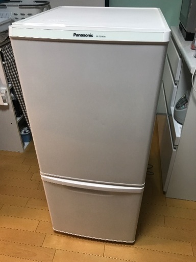 Panasonic 138L 2ドア 冷蔵庫NR-TB146W-HG