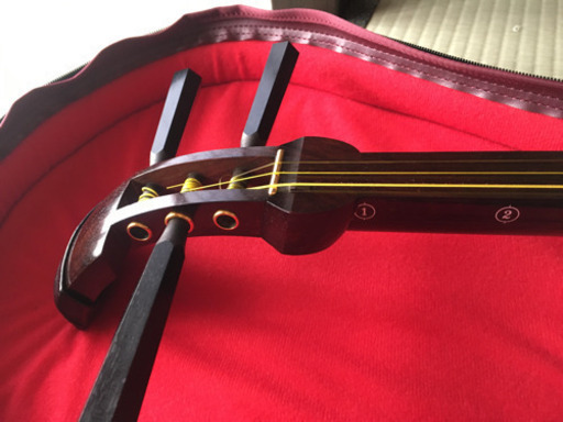 三味線中棹　革貼り必要