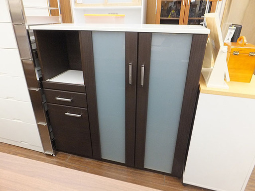 札幌 引き取り ニトリ キッチンカウンター 食器棚 キッチン収納 ハイカウンター