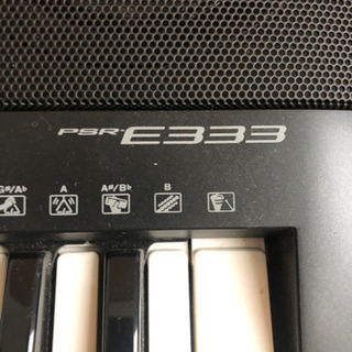 YAMAHA ヤマハ　電子ピアノ　PSR E333の画像