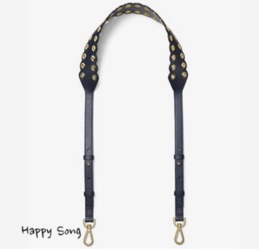 なにとぞよろしくお願いいたします(o^-^o)  MICHAEL Michael Kors  Scalloped Leather Shoulder Strap