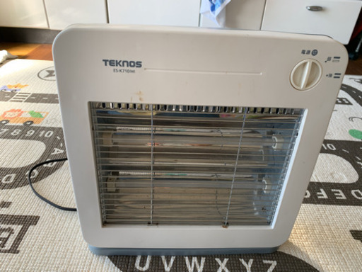 テクノス 電気ストーブ 薄型デザイン