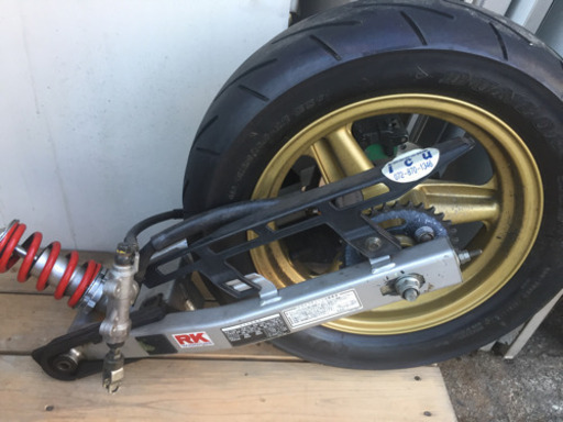 カスタムにどうでしょうエイプ50足回り前後セット！メッシュブレーキホース付き！