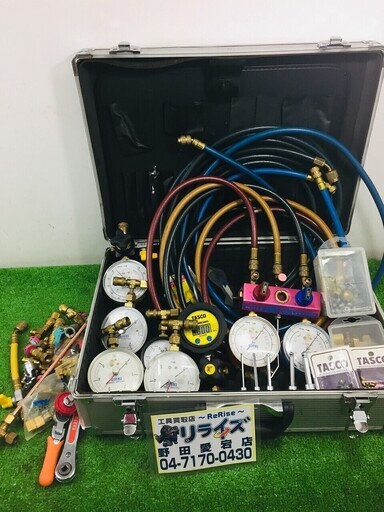 タスコ マニホールドセット【リライズ野田愛宕店】【店頭引取限定】【ジャンク動作未確認品】１点限り早い者勝ち！