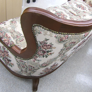 【高級】イタリア家具　3人掛けソファ ロココ調　アンティーク ロココ調 3人掛けソファ 高級風アンティーク＆イタリアンスタイル