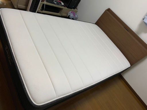 美品ニトリ 収納付きセミダブルベッド ＮSleep マットレス