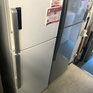 ☆中古 激安！！ Haier　2ドア　冷凍冷蔵庫　225L　JR-NF225A　2014年製　￥17,000！！