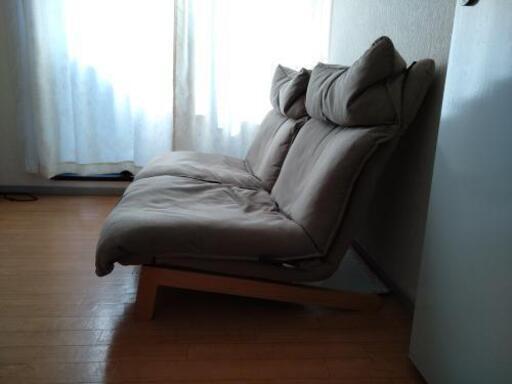 無印良品ハイバックリクライニングソファ