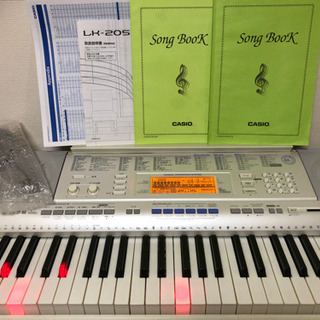 【25日まで】CASIO 光る 電子キーボード LK-205の画像