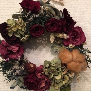 クリスマスリース作り&ハンドケアの画像
