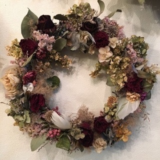 クリスマスリース作り&ハンドケアの画像