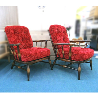 札幌 希少品【2脚セット 飛騨産業 のりくら アームチェア】乗鞍