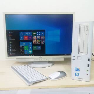 ■名古屋近郊無料持参！【美品！EPSON製Win10機】取引先か...