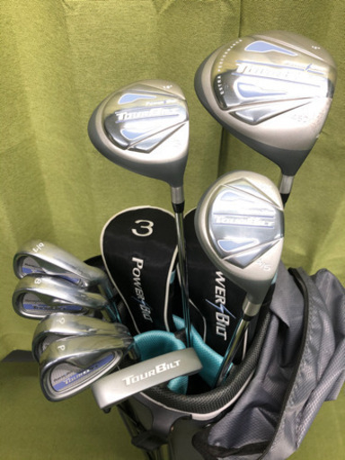 Power Bildレディース☆ゴルフクラブセット☆キャディバック