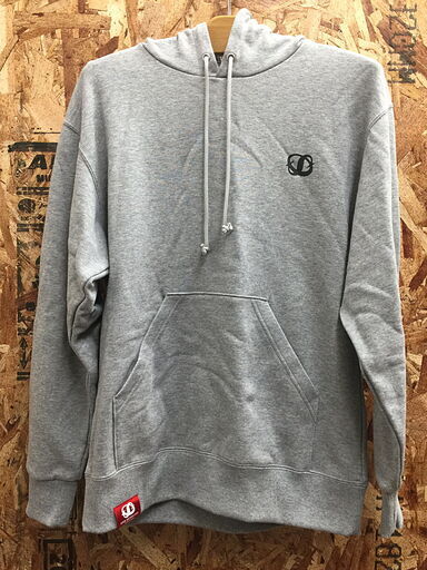 ONE SEEDLINGワンシードリング19AW 胸ロゴプルオーバーパーカー 灰 霜降りグレー M,L,XL