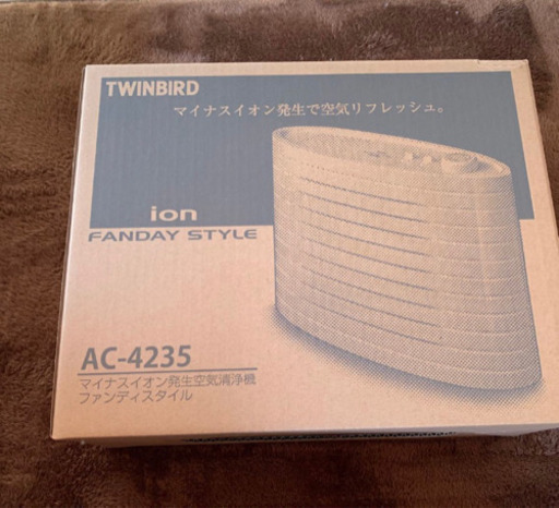 ツインバード 空気清浄機 AC-4235