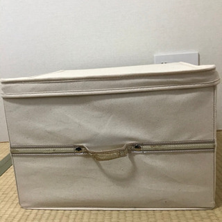 帆布生地の収納BOX