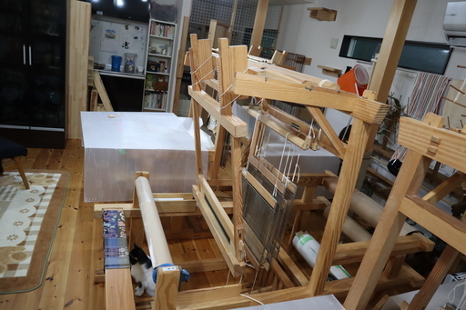 本格的機織り機