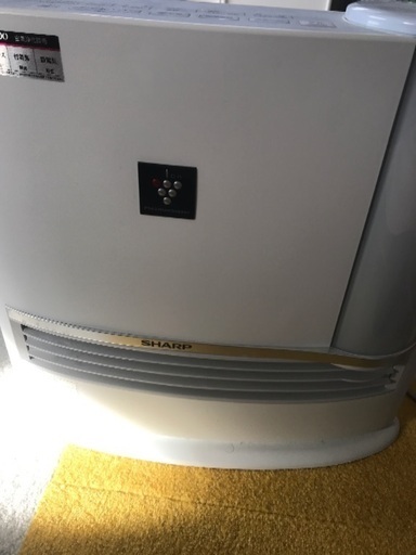 【中古品】SHARP 加湿セラミックファンヒーター ブルー系 HX-B120-A