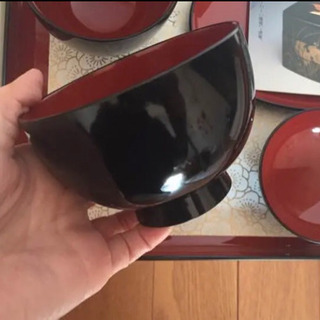 お食い初め 越前漆器の画像