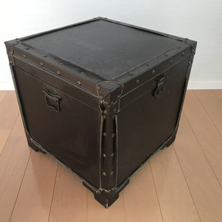 【BOX収納】オットマン型収納です