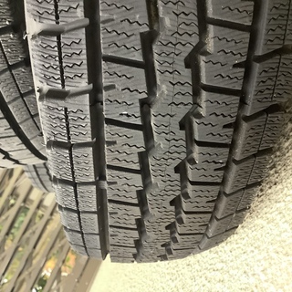 バリ山　スタッドレスタイヤ　ホイールセット　145R12  6P DUNLOPの画像