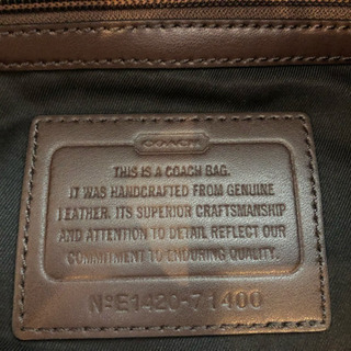 コーチ coach ショルダーバッグ 本革 中古品の画像