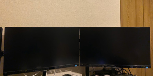 【値下げ】25インチ液晶モニターとディスプレイアームのセット