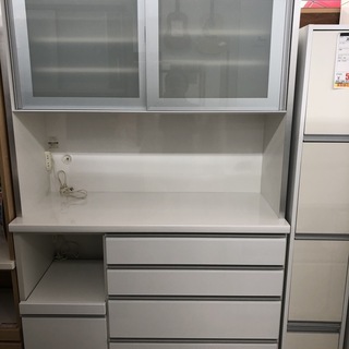 終了】J162 松田家具 食器棚 キッチンボード カップボード キッチン