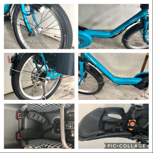 パナソニック ギュットミニ 20インチ 3人乗り 13.2ah デジタル 電動自転車 電動アシスト