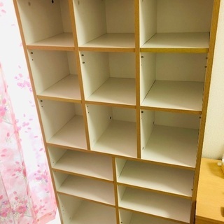 【収納力抜群‼︎】本棚 収納棚　ホワイト / 白 フランフランの画像