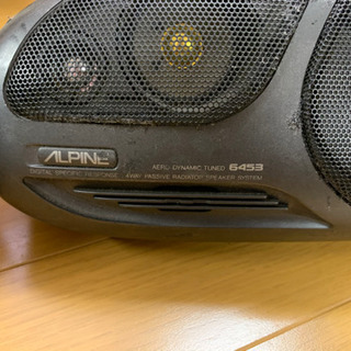アルパイン ALPINE スピーカーⅹ2 置型 当時物  6453