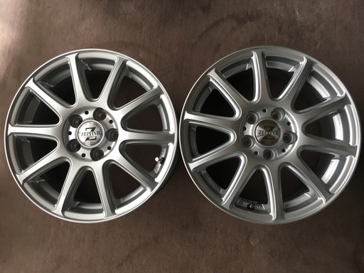 【引取り限定】プリウス等に！15x6J インターミラノ ゼファー(ZEPHYR)　4本セット