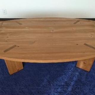 伸長式ローテーブル(楕円形)